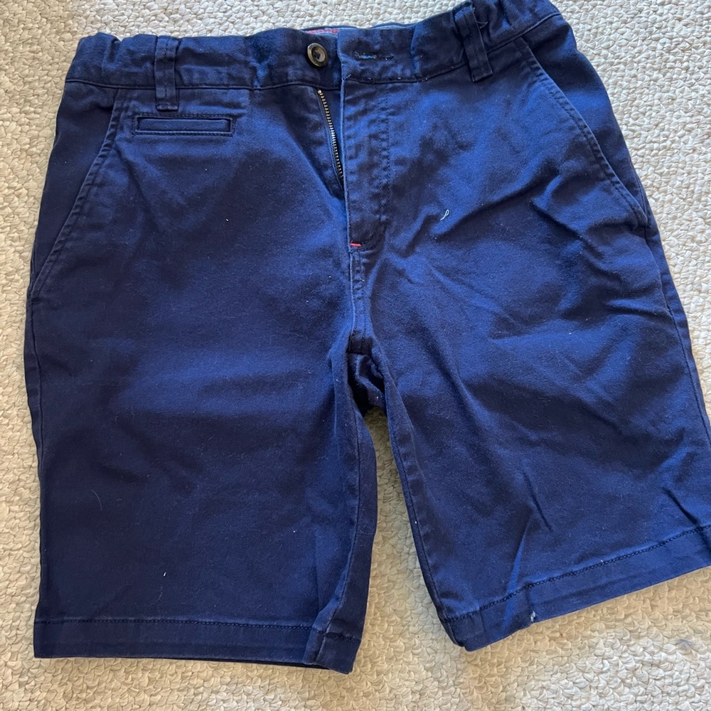Boys Mini Boden Navy Blue Shorts